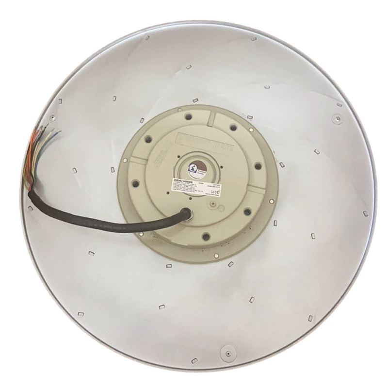 Brand new RH56E-4DK.7Q.1R 153296 ZIEHL-ABEGG centrifugal fan 3-460V 4.3kW 6.4A 1610rpm