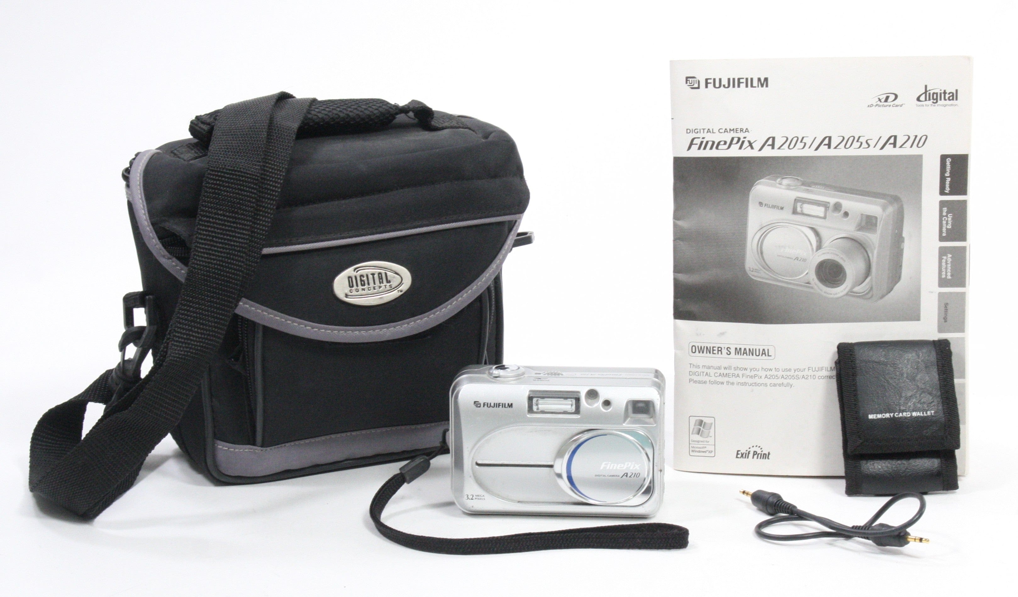 Fuji A210 Digital Camera 3x Zoom 3.2mp