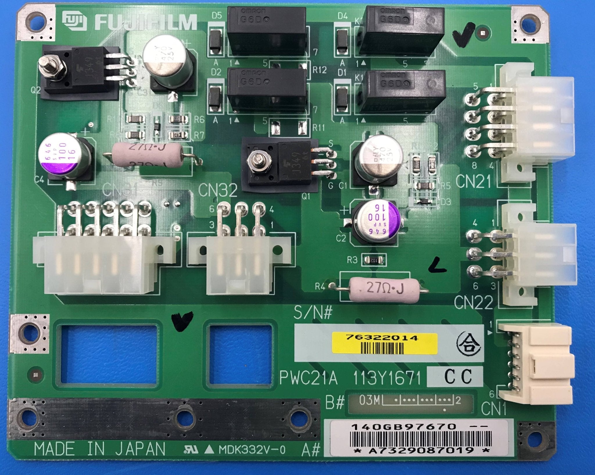 FujiFilm Circuit Board (113Y1671CC/PWC21A FujiFilm