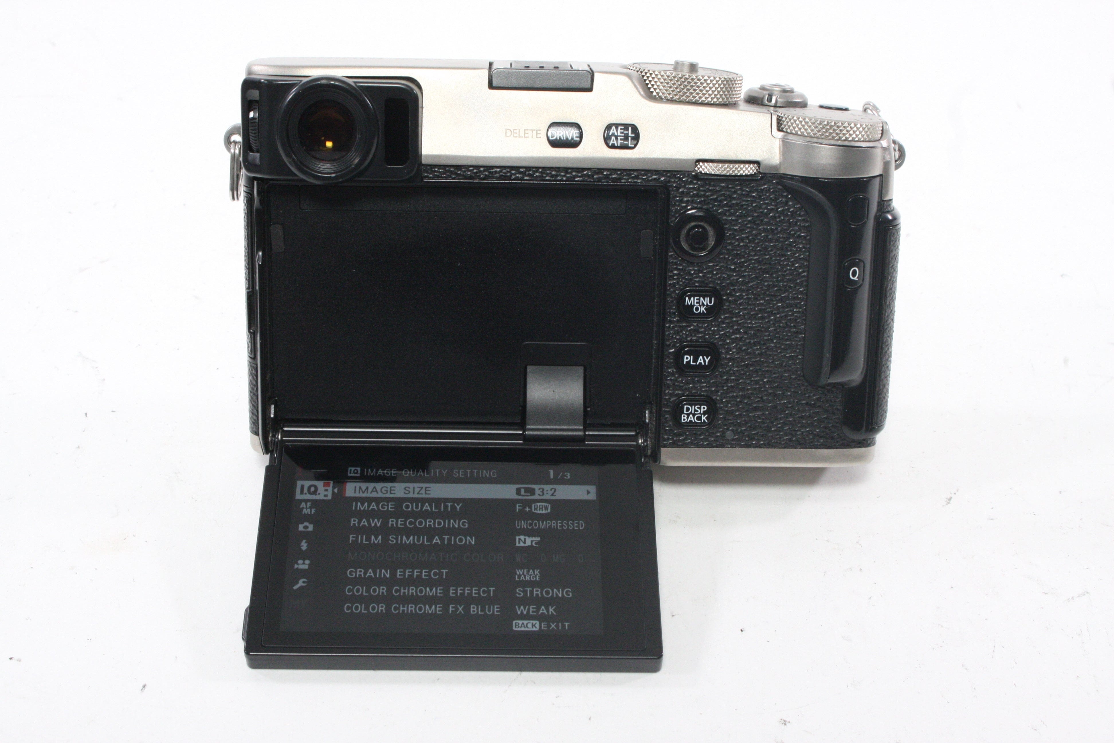 Fujifilm X-Pro3 Mirrorless Digital Camera with Titanium Grip Extender Shutter Count 1197