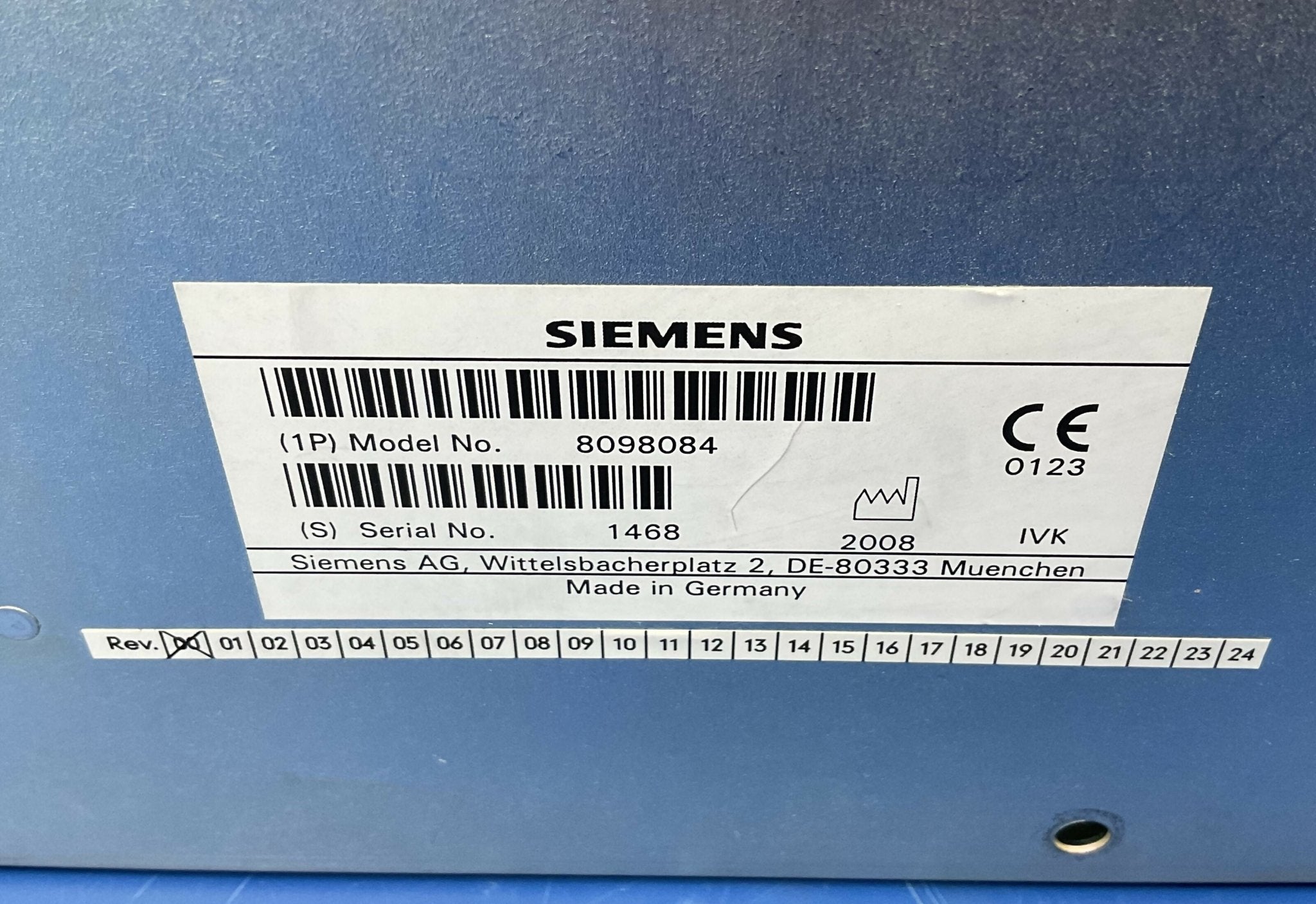 GANTRY PANEL CONTROL LEFT (GPC (8098084/08098084 SIEMENS