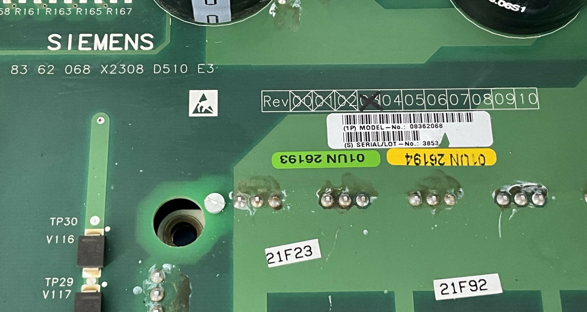 Generator Circuit Board D150 (7717528/08362050/08362068 SIEMENS