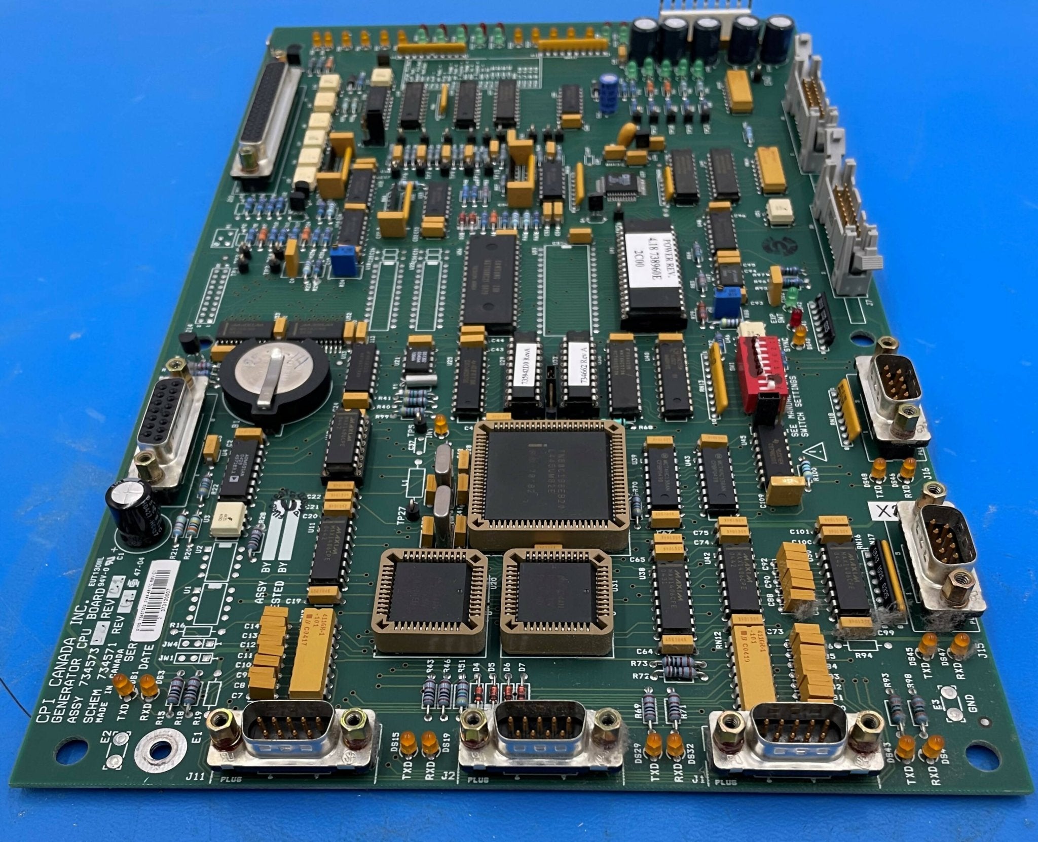 Generator CPU Board (734573-02 Rev C1/D1/73457302/SP90350000 CPI