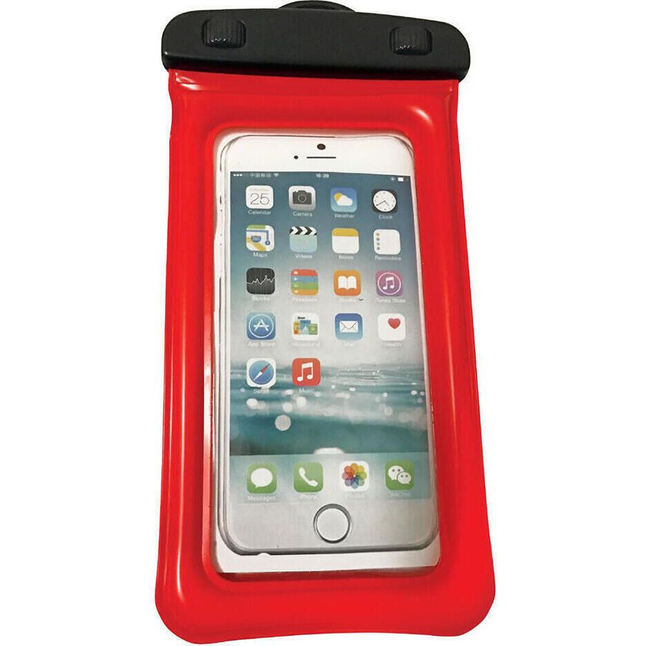 WOW H2O Proof Phone Holder, 4" × 8", Red
