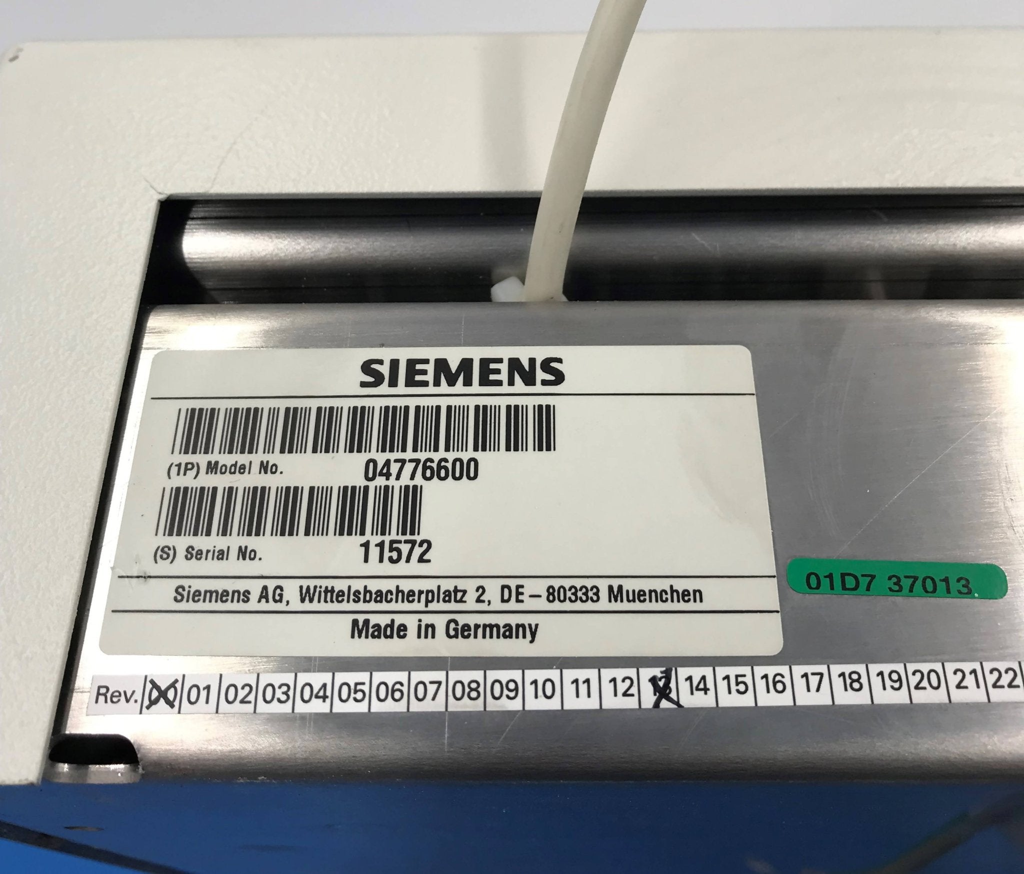 Hand switch W/D4 ULI PCB Control Box Cables Included (04776600/10756915 Siemens