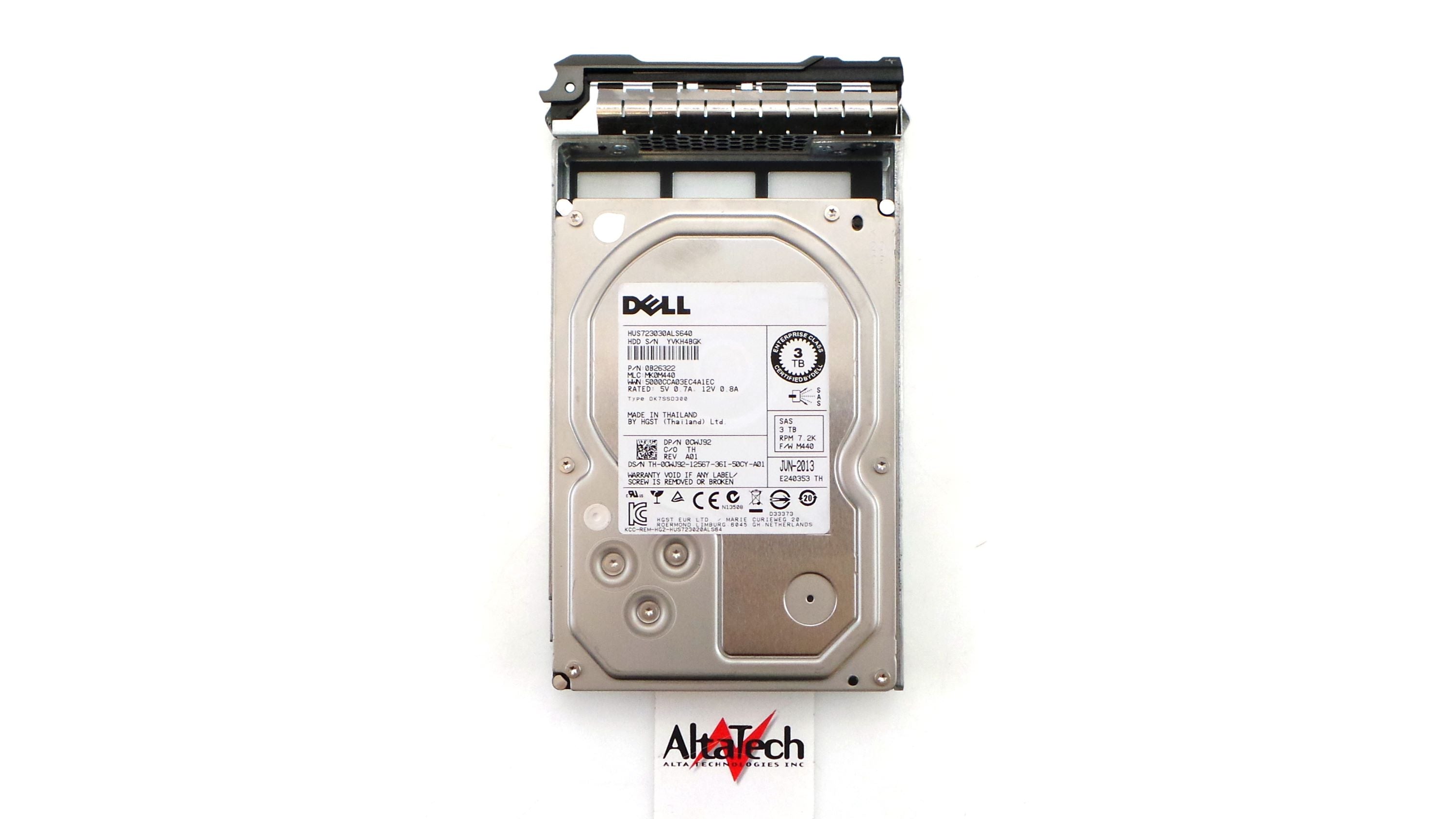 HGST HUS723030ALS640 3TB SAS 7.2K 3.5" 6G HDD