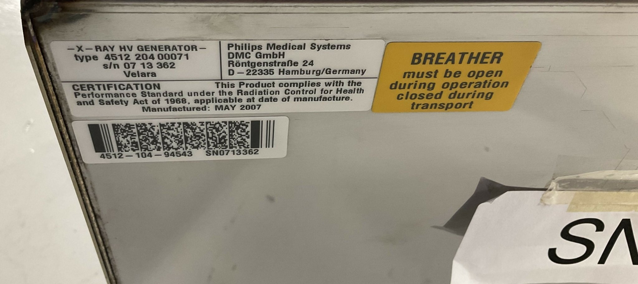 HIGH VOLTAGE TANK (451220400071 PHILIPS