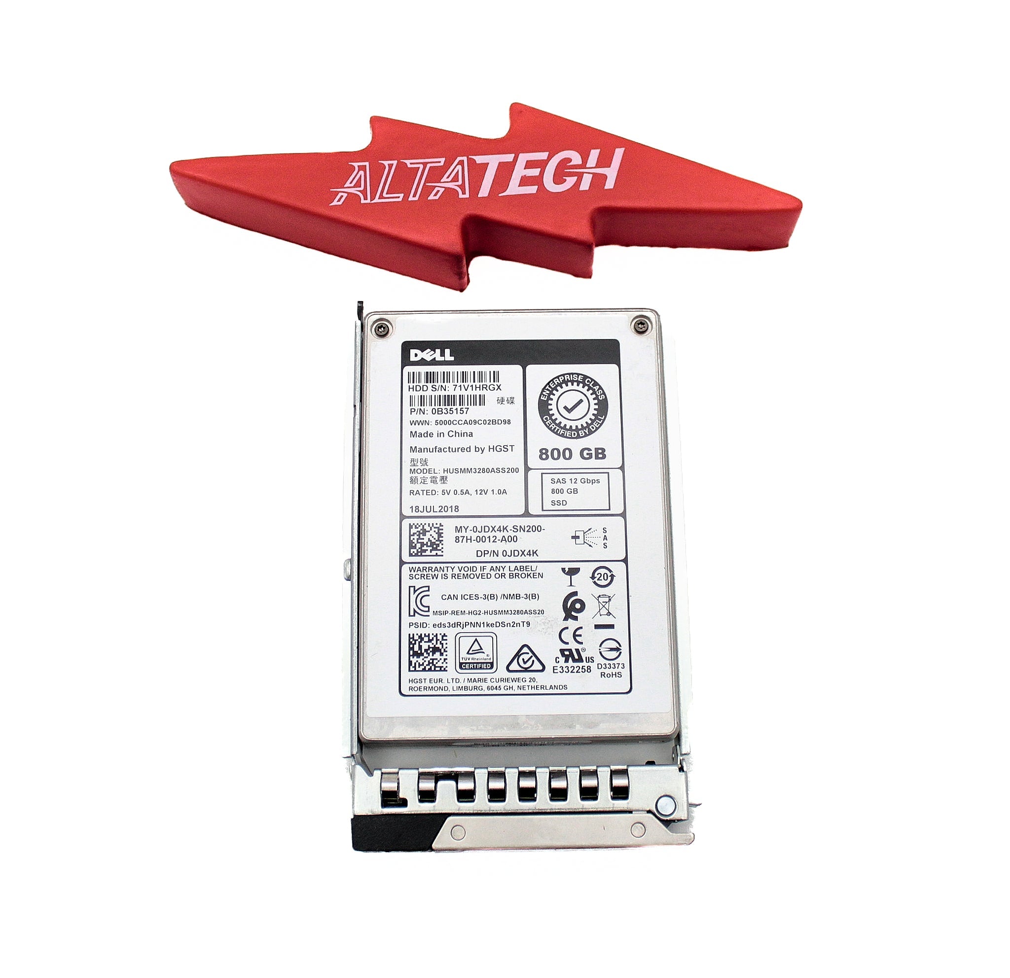 Hitachi HUSMM3280ASS200 - 800GB SSD SAS 2.5-Inch 12Gbps WI | Alo Tech Solutions