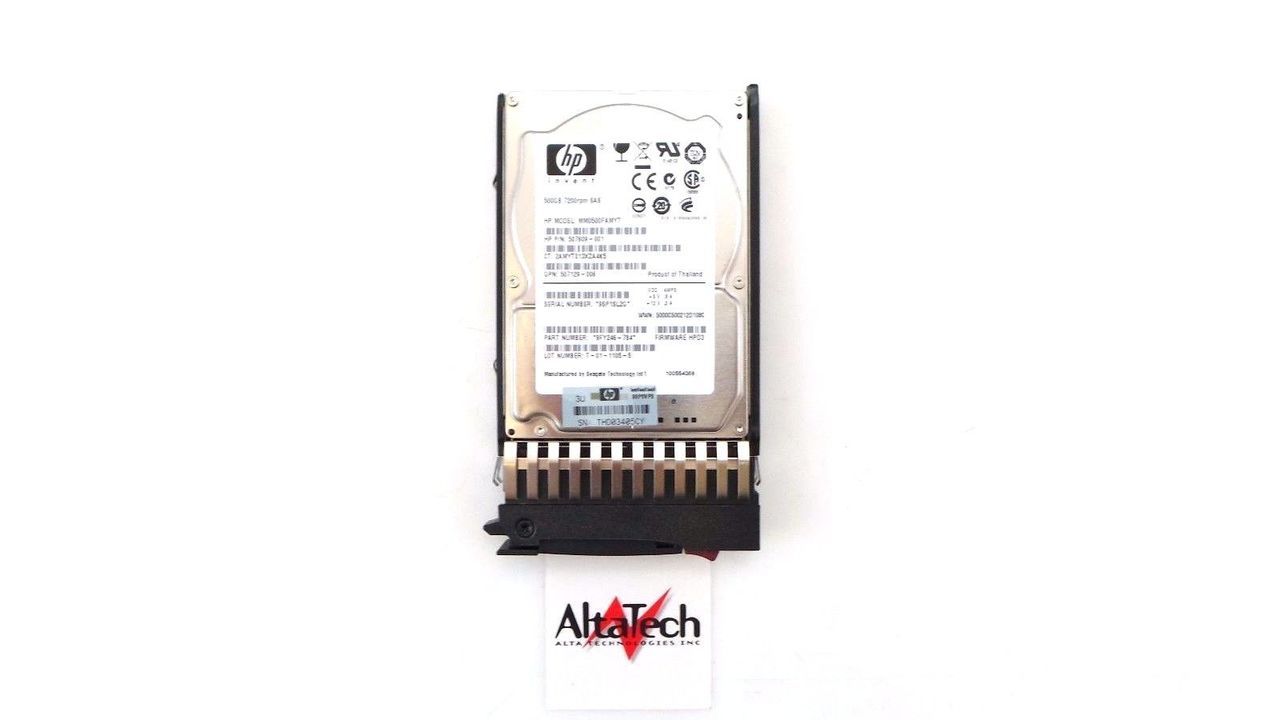 HP 507609-001 500GB 6G SAS 7.2K 2.5IN MDL HDD