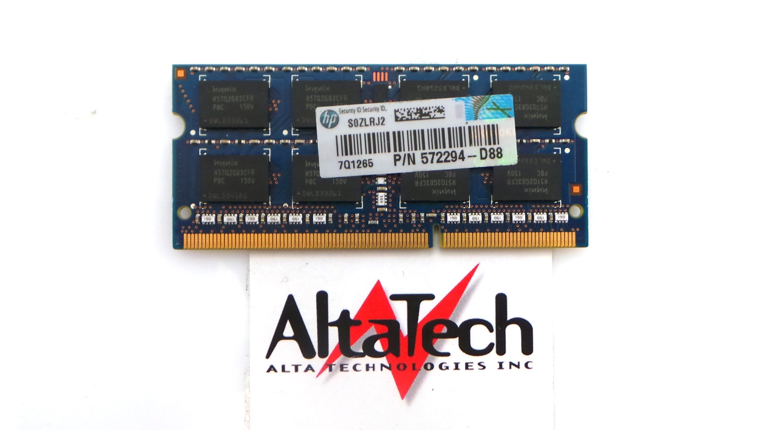 HP 641369-005 4GB PC3-12800S 2X8 N-ECC LAPTOP