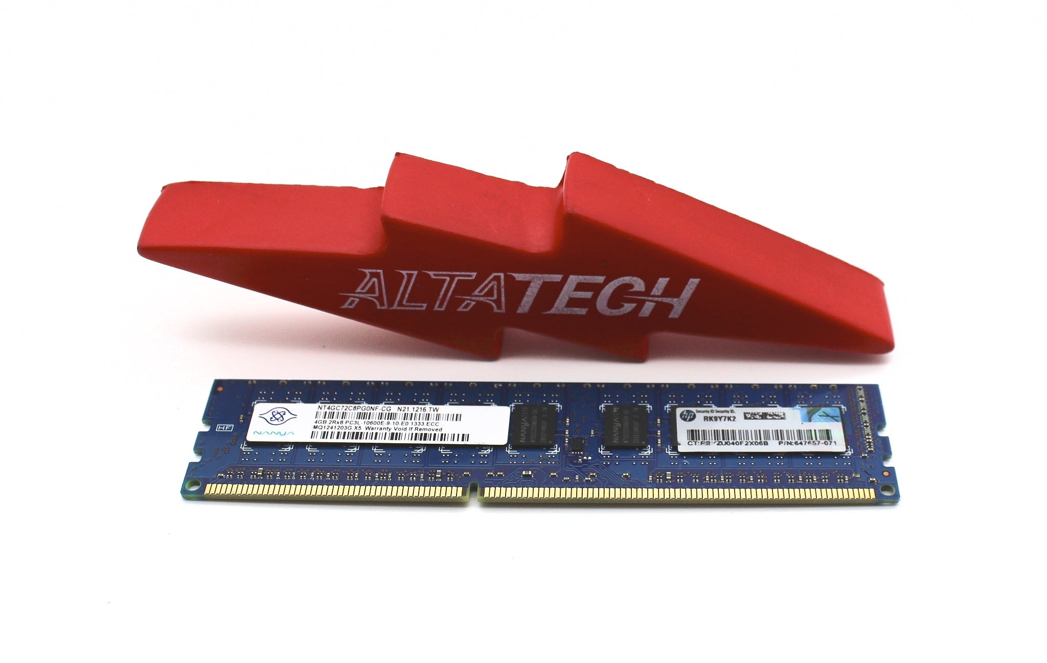 HP 647907-B21 4GB (1X4GB) 2RX8 PC3L-10600E-9 DIMM