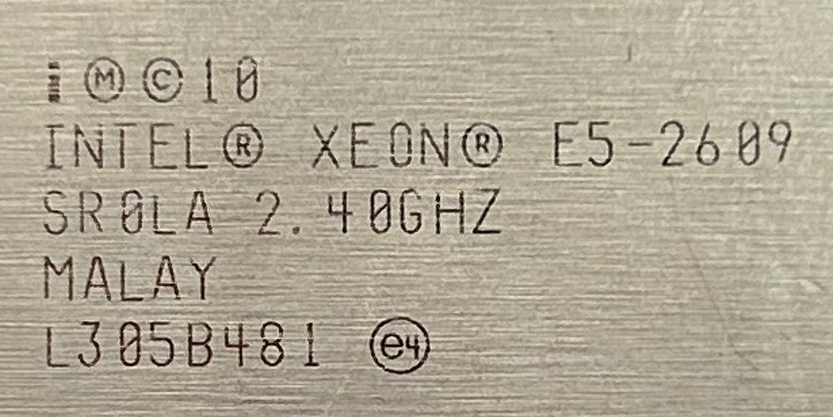 HP 653236-001 E5-2609 2.4GHZ-10MB QC PROCESSOR