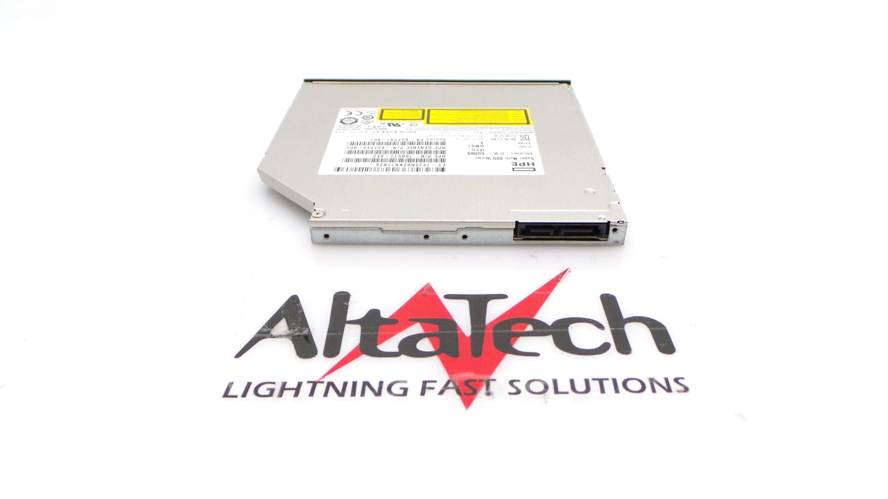 HP 726537-B21 9.5mm SATA DVD-RW Optical Drive in Jack Black