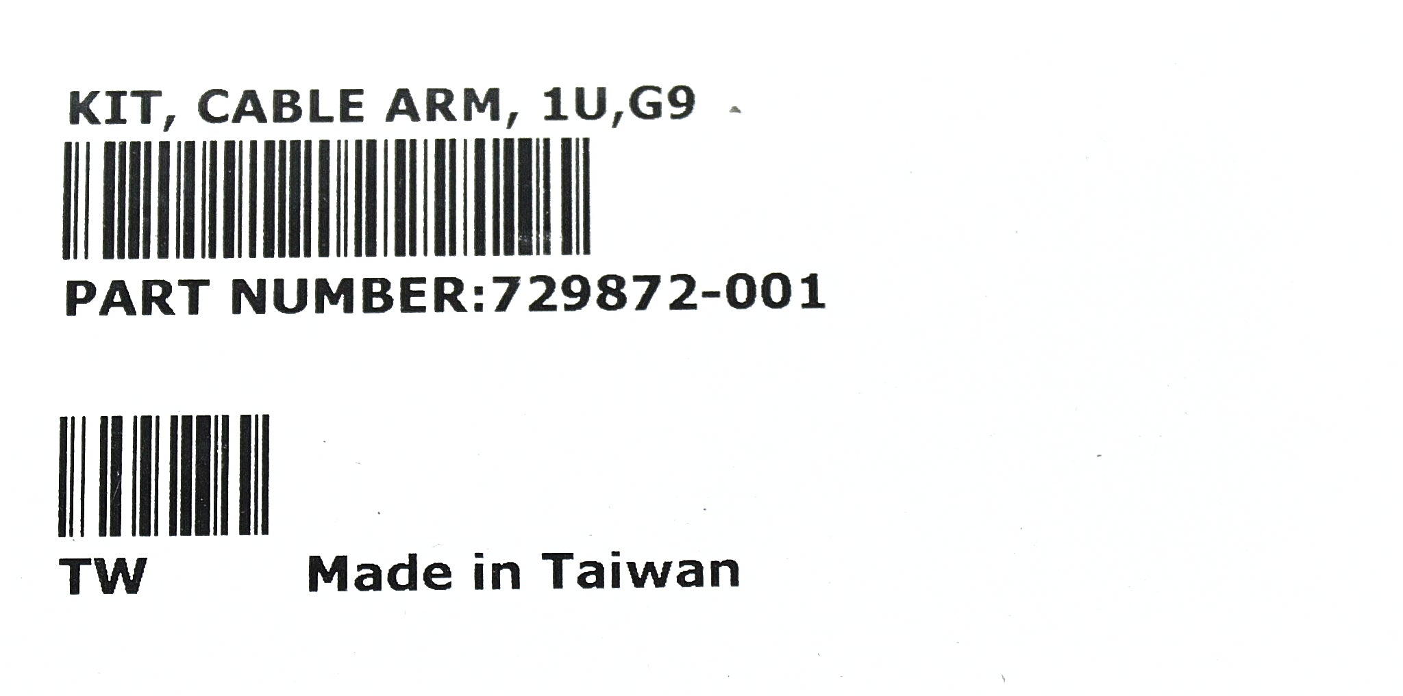 HP 729872-001 1U CMA EASY INSTALL GEN9