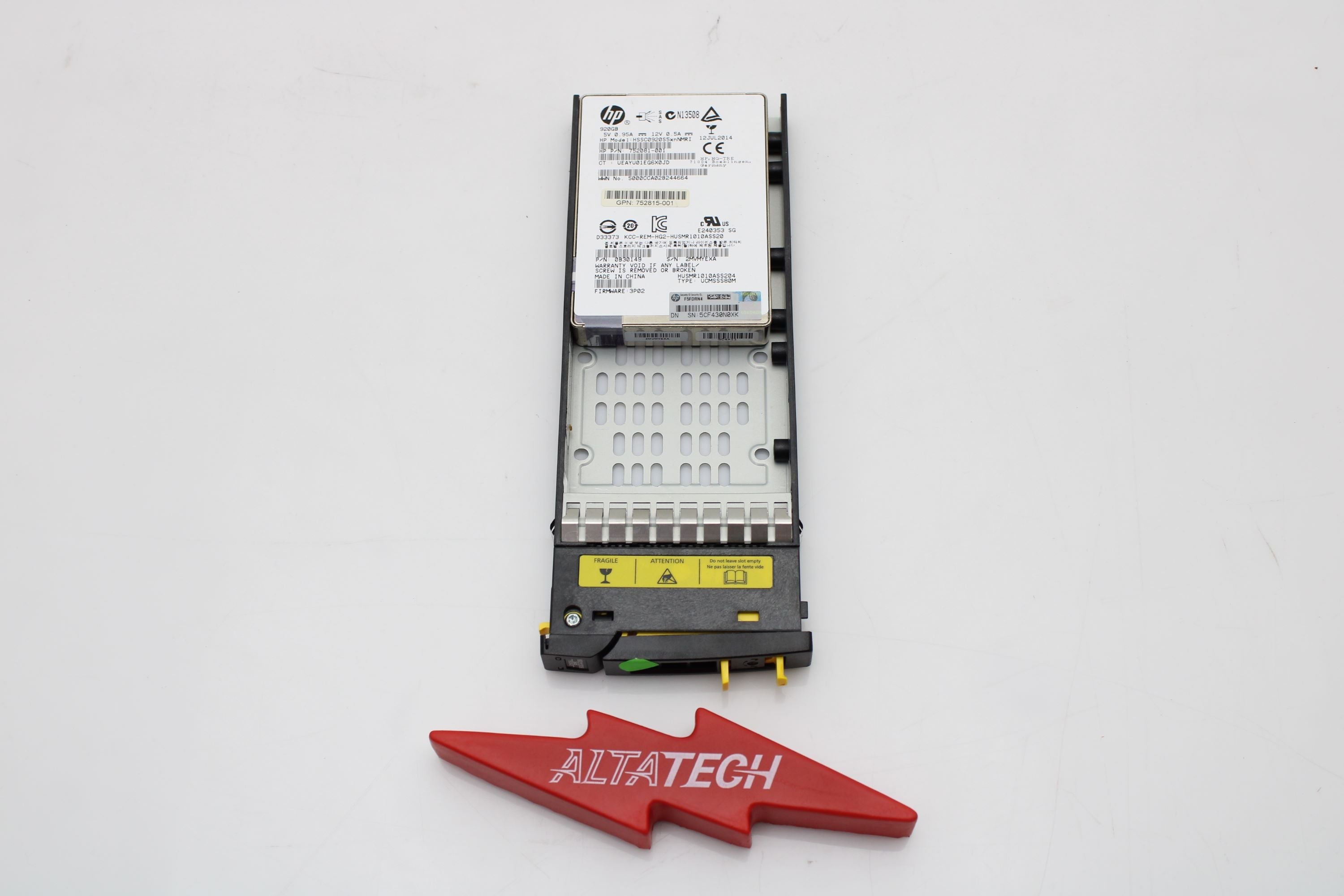 HP 752842-001 920GB 6G SFF SAS mlc SSD (m6710)