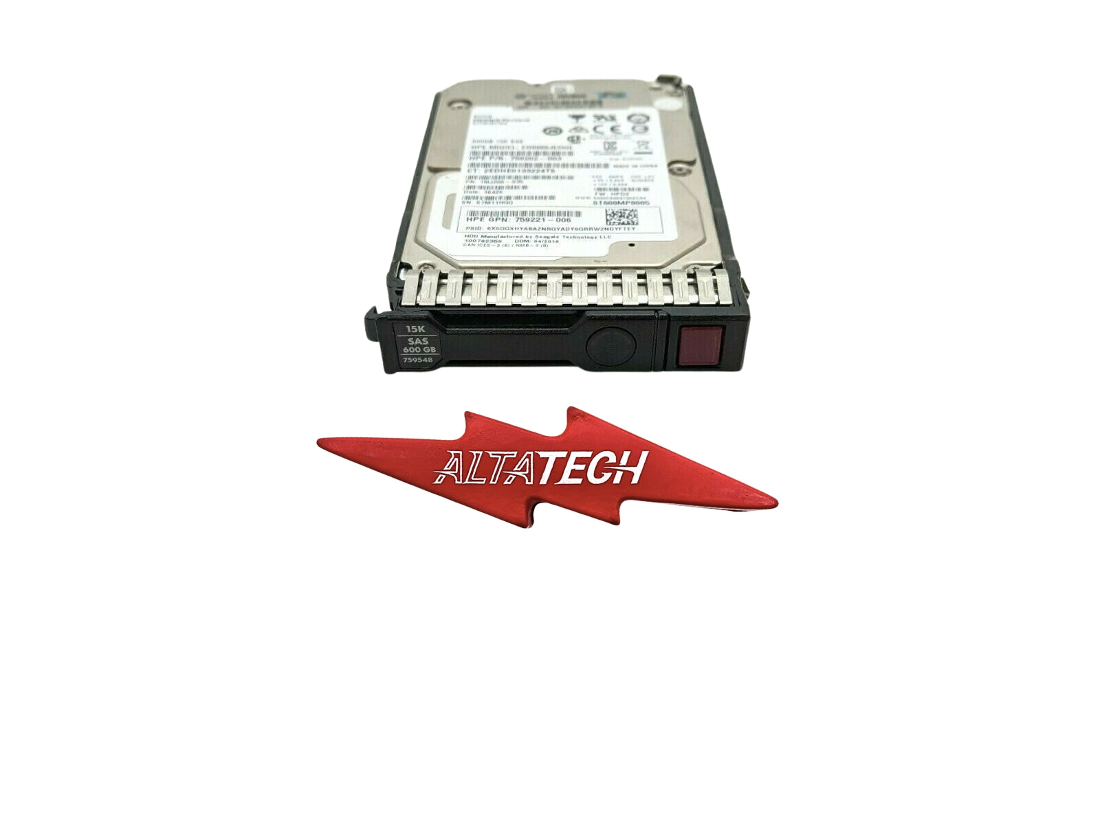 HP 759548-001 600GB 12G 15K RPM SFF SC SAS 2.5" Hard Drive