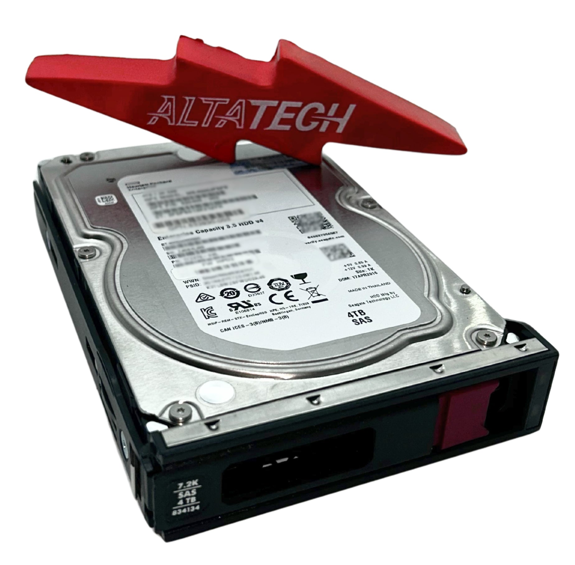 HP 834134-001 4TB 12G 7.2K LFF SAS MDL DS HDD