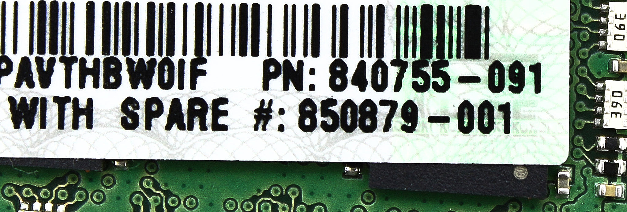 HP 840755-091 8GB PC4-21300V DDR4-2666 1RX8 ECC