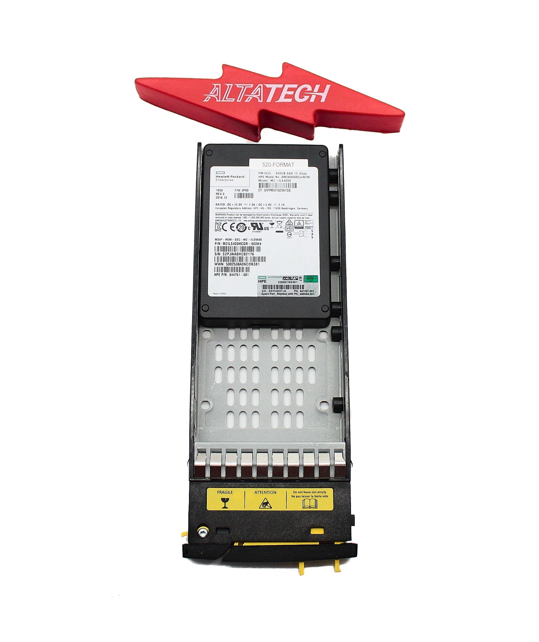 HP 846594-001 HPE 3PAR StoreServ 10000 400Gb SSD