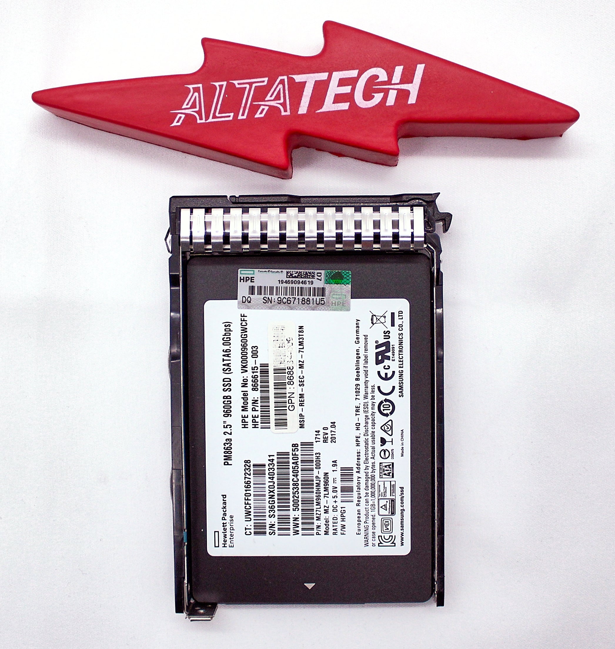 HP 868928-001 960GB SATA 6G RI SFF SC DS SSD