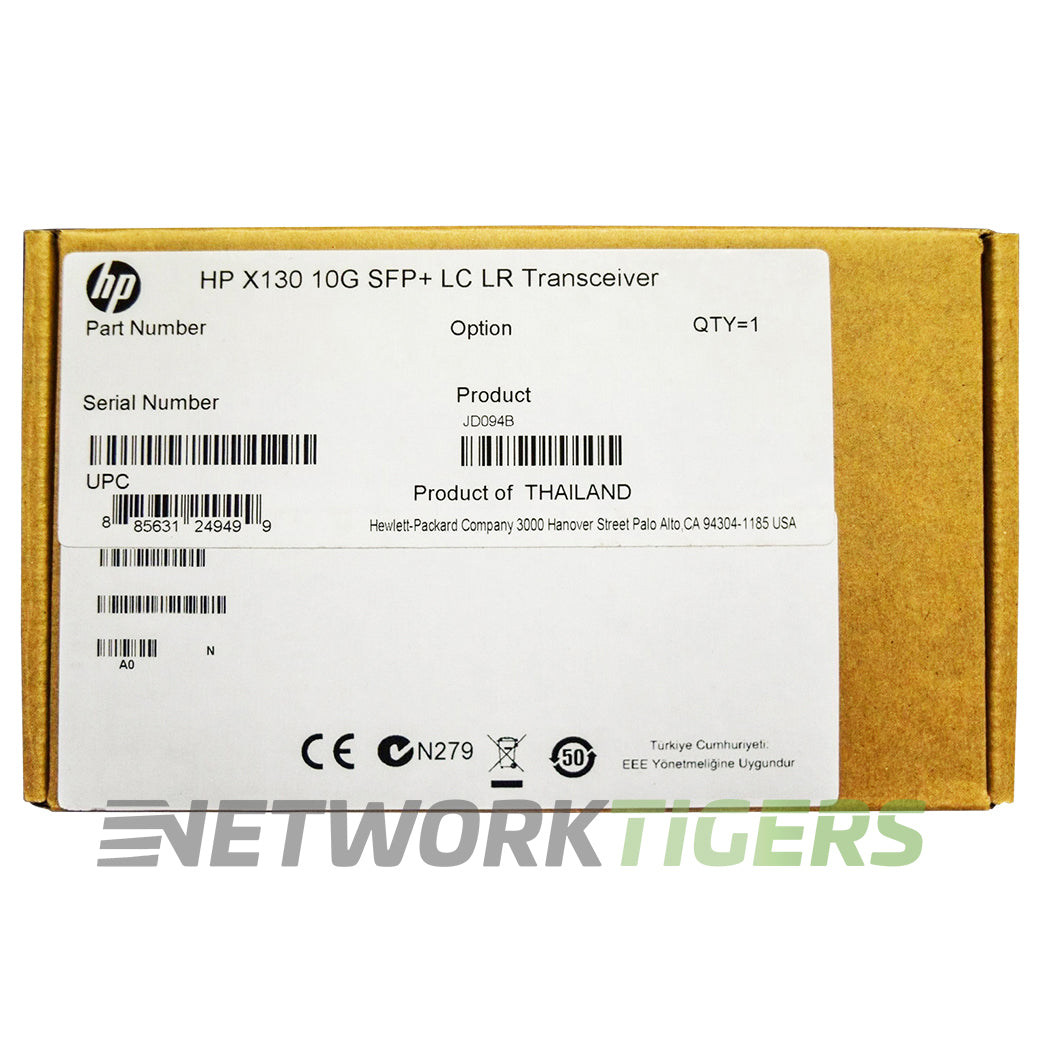 NEW HPE JD094B 10GB BASE-LR LC 1310nm Long Reach SMF LC SFP+ Transceiver