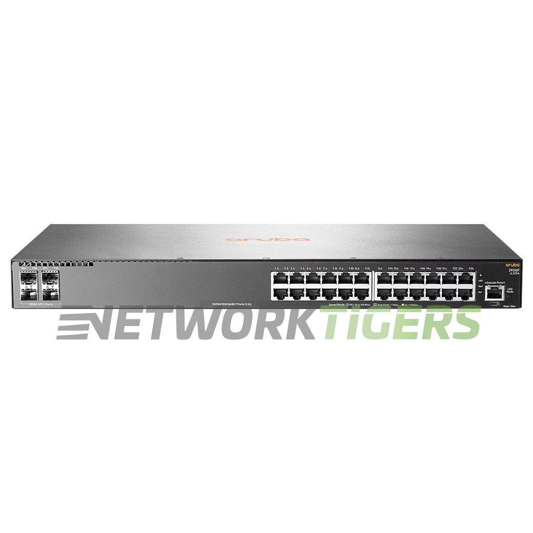 HPE Aruba JL255A 2930F Series 24x 1GB PoE+ RJ45 4x 10GB SFP+ Switch