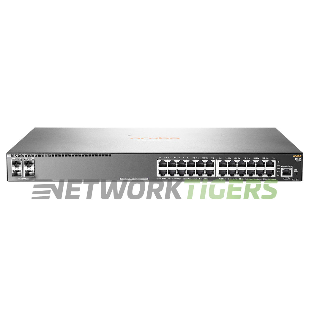 NEW HPE Aruba JL261A 2930F Series 24x 1GB PoE+ RJ45 4x 1GB SFP Switch