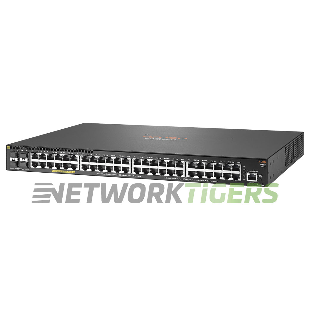 HPE Aruba JL557A 2930F Series 48x 1GB PoE+ RJ45 4x 1GB SFP Switch