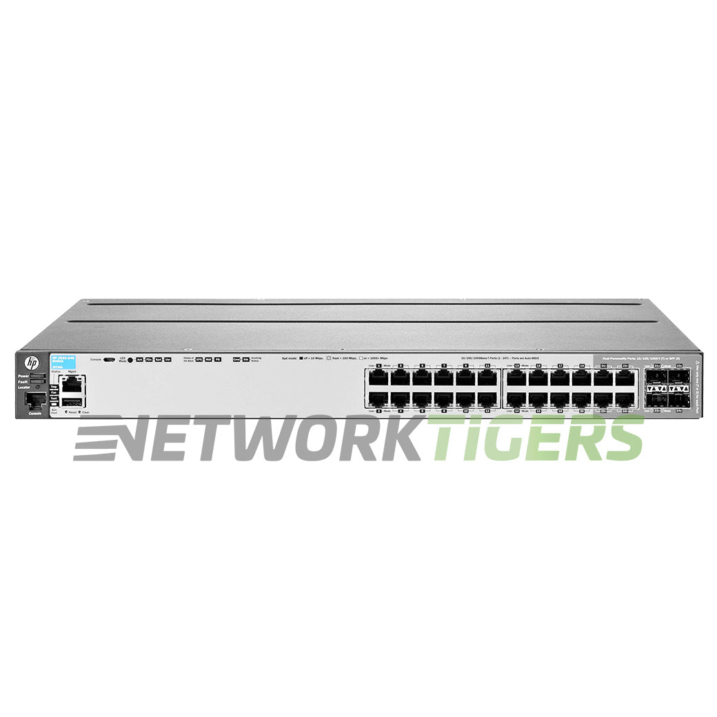 NEW HPE Aruba J9726A 2920-24G 24x 1GB RJ45 4x 1GB SFP 2x Mod Slot Switch