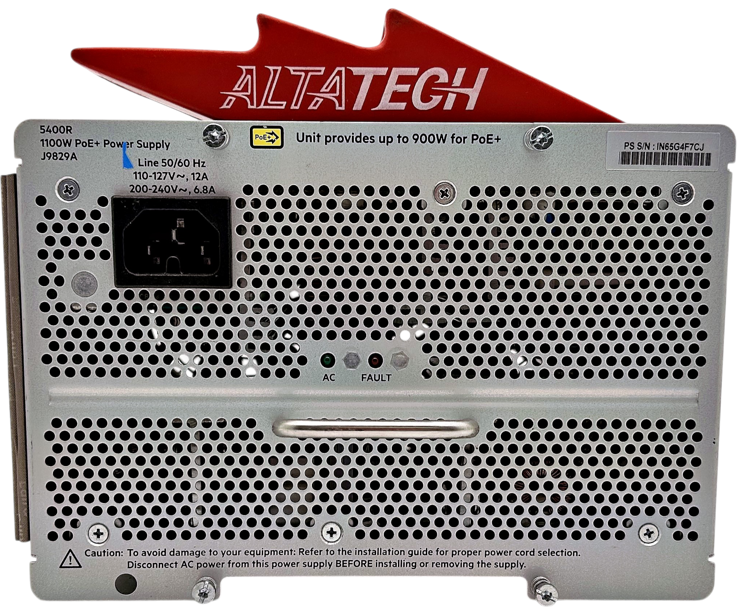 HP J9829A HP ARUBA 5400R 1100W POE+ ZL2 P.S.