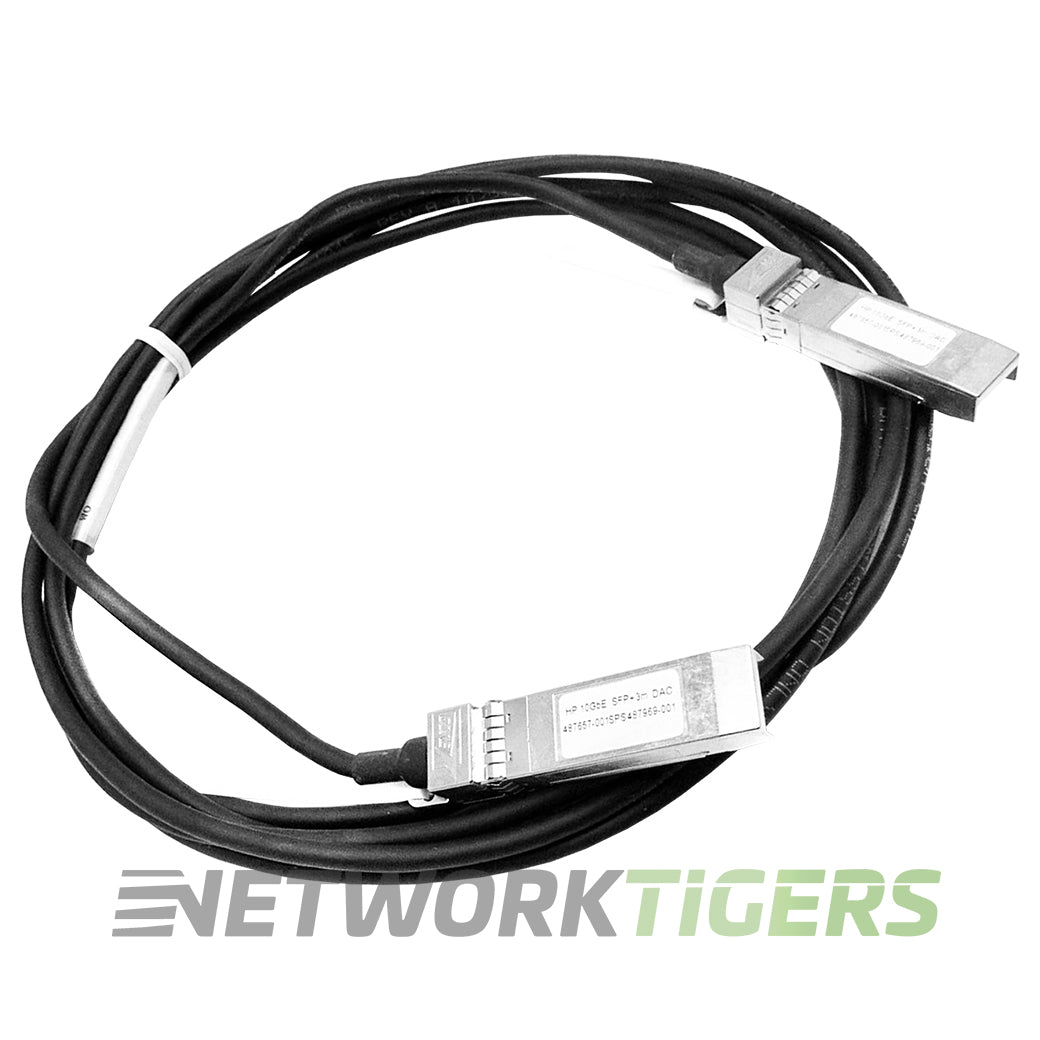 HPE 487655-B21 3m 10GB SFP+ Direct Attach Copper Cable