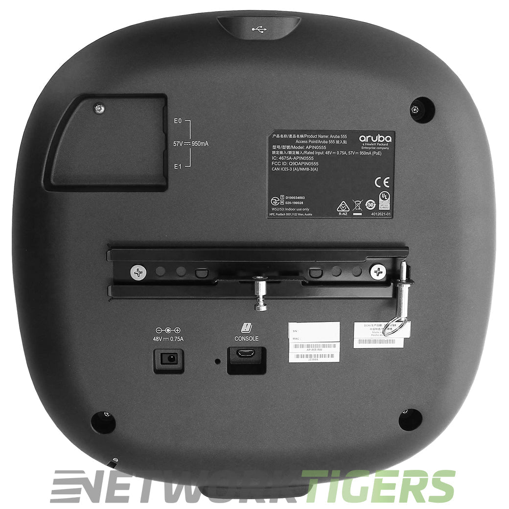 HPE Aruba AP-555 JZ356A RW Wi-Fi 6 802.11ax Internal Antenna Campus WAP