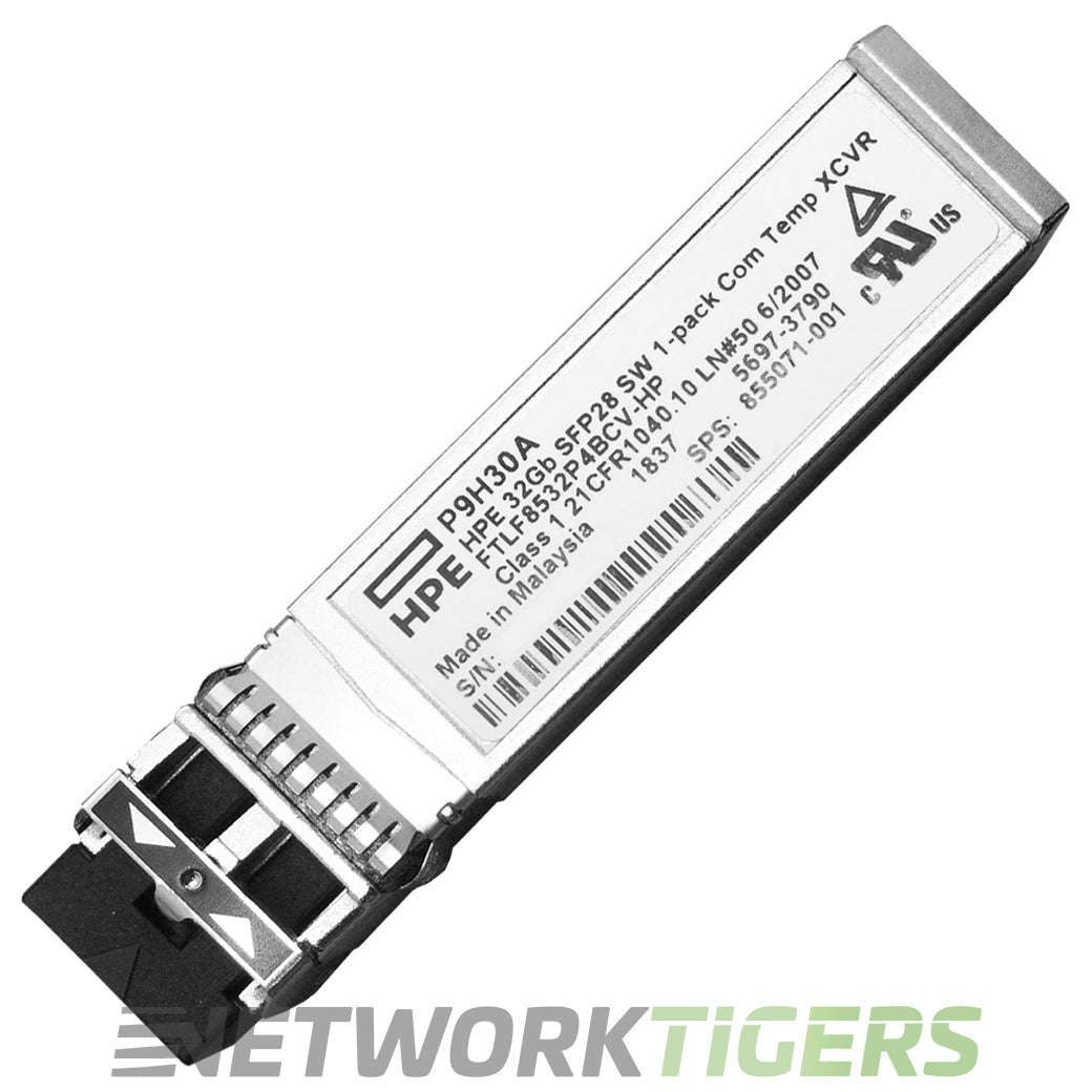NEW HPE P9H30A 32GB Fibre Channel SFP+ Transceiver