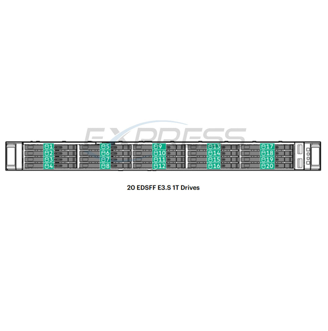 P54201-B21 - 20 EDSFF Chassis | Refurbished HPE ProLiant DL325 Gen 11