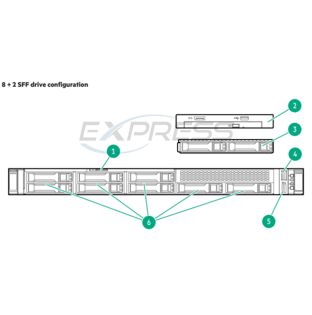 P54199-B21 - 8 SFF Chassis | Refurbished HPE ProLiant DL325 Gen 11