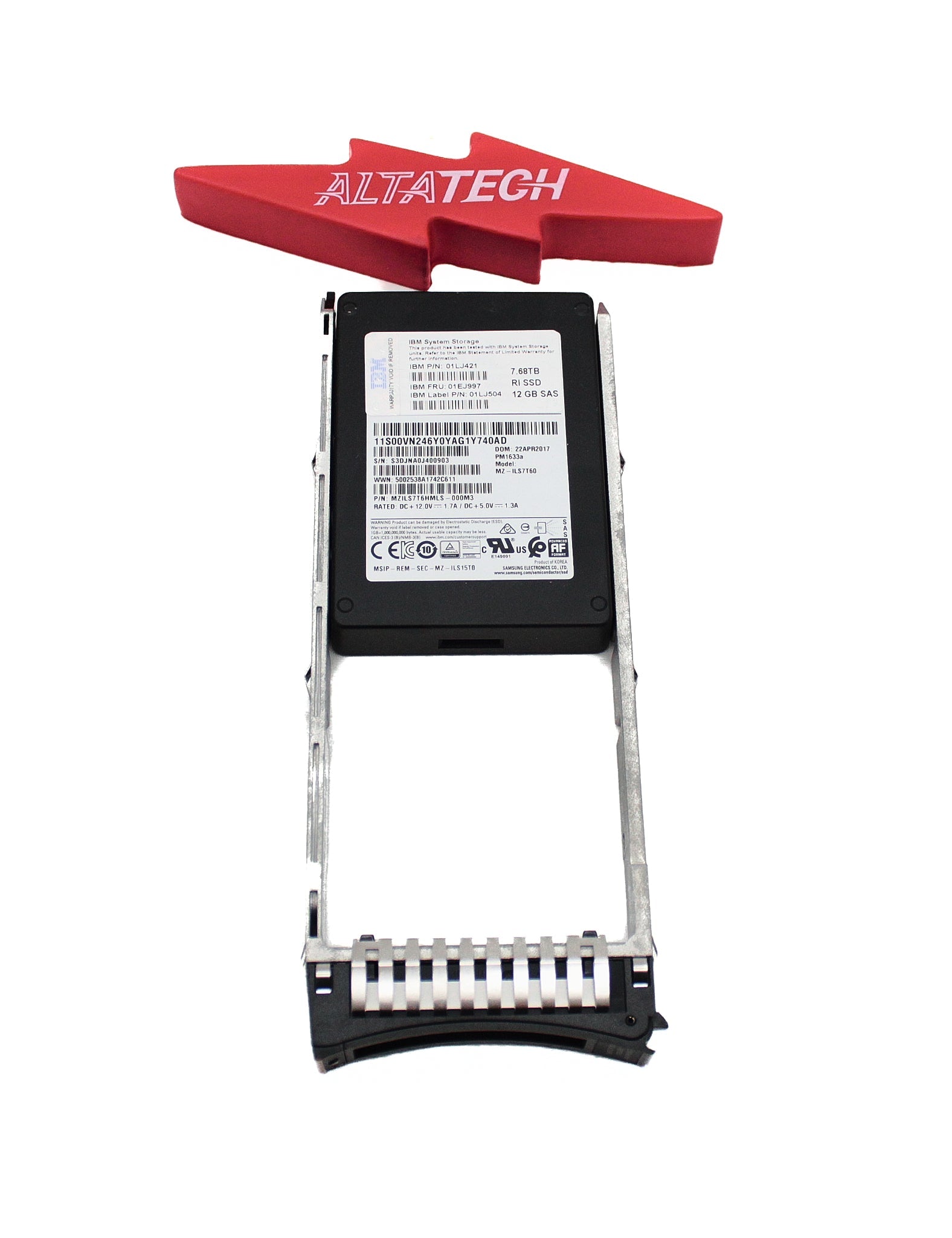 IBM 2078-ACN2 7.68TB 12Gb SAS 2.5" Flash Drive V5000G2
