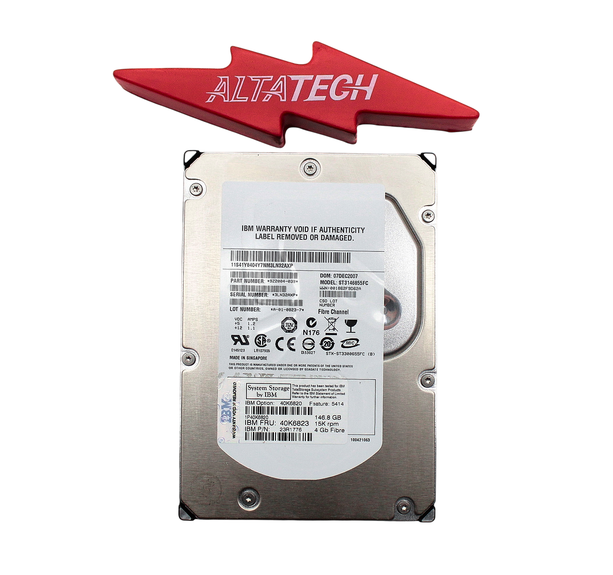 IBM 40K6823 146GB 15K 4GB FC DDM