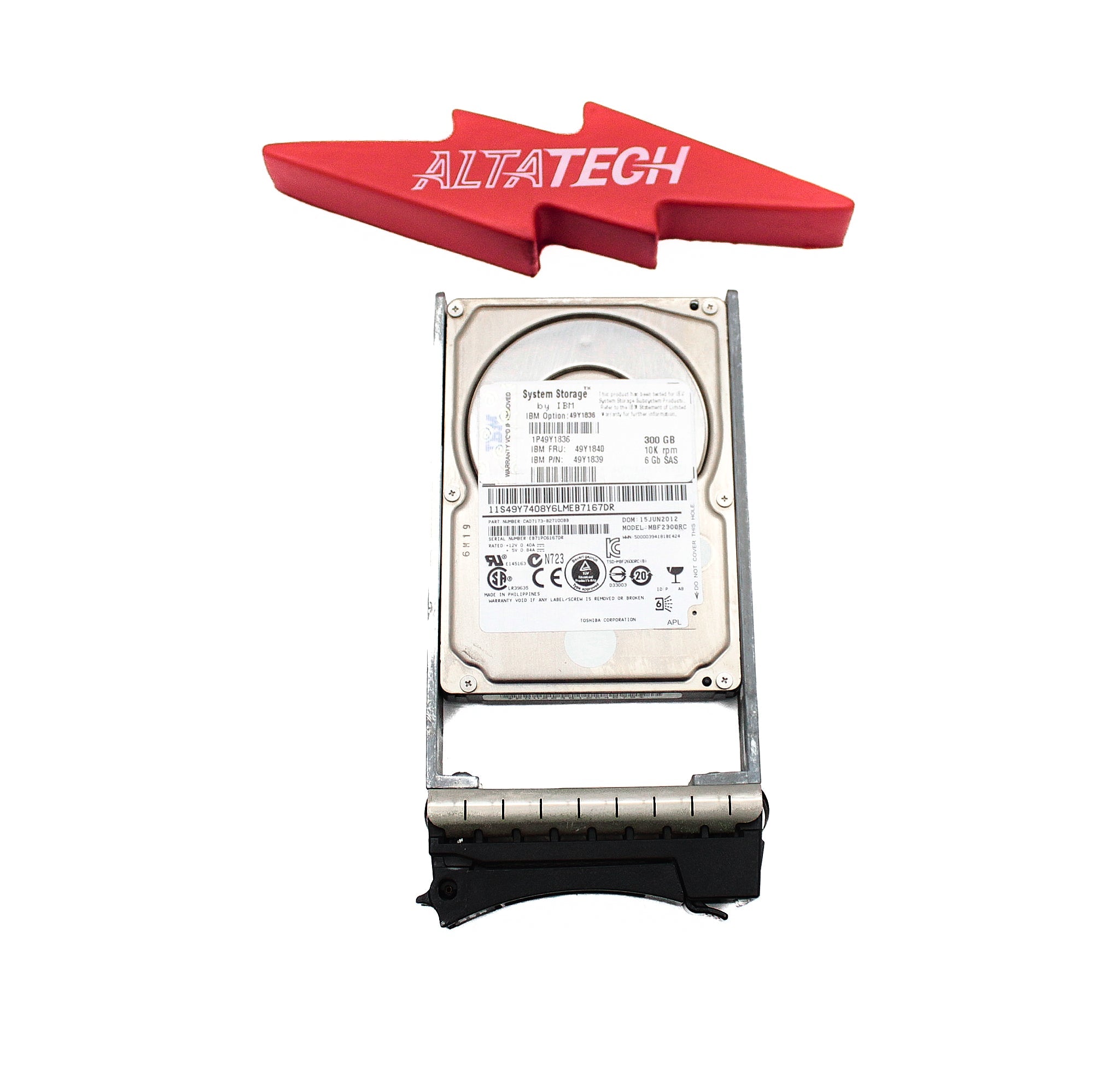 IBM 49Y1840 300GB 10K 2.5 6GBPS SAS HD (DS3524)