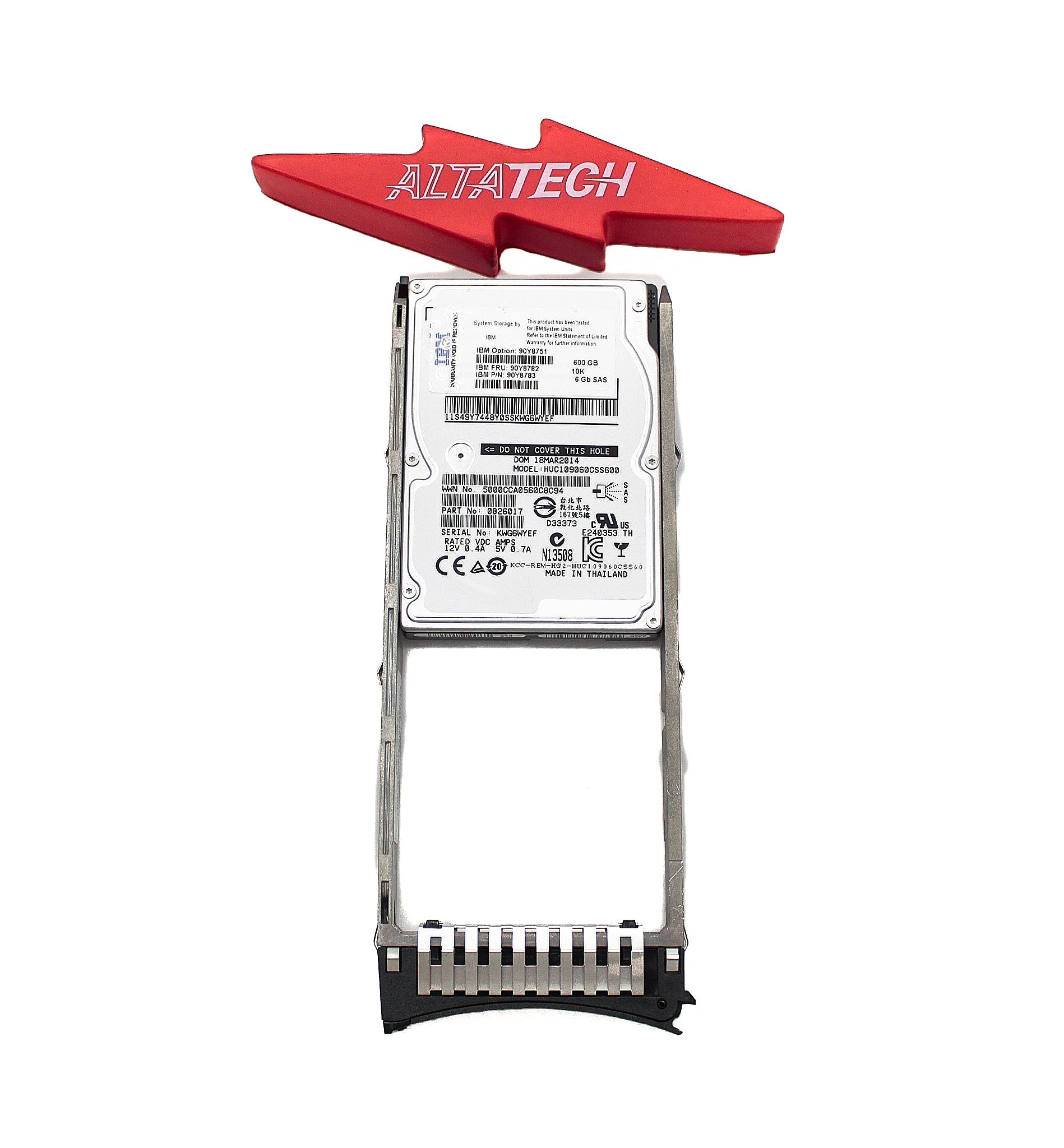 IBM 90Y8782 600GB 10K 2.5" SAS HDD