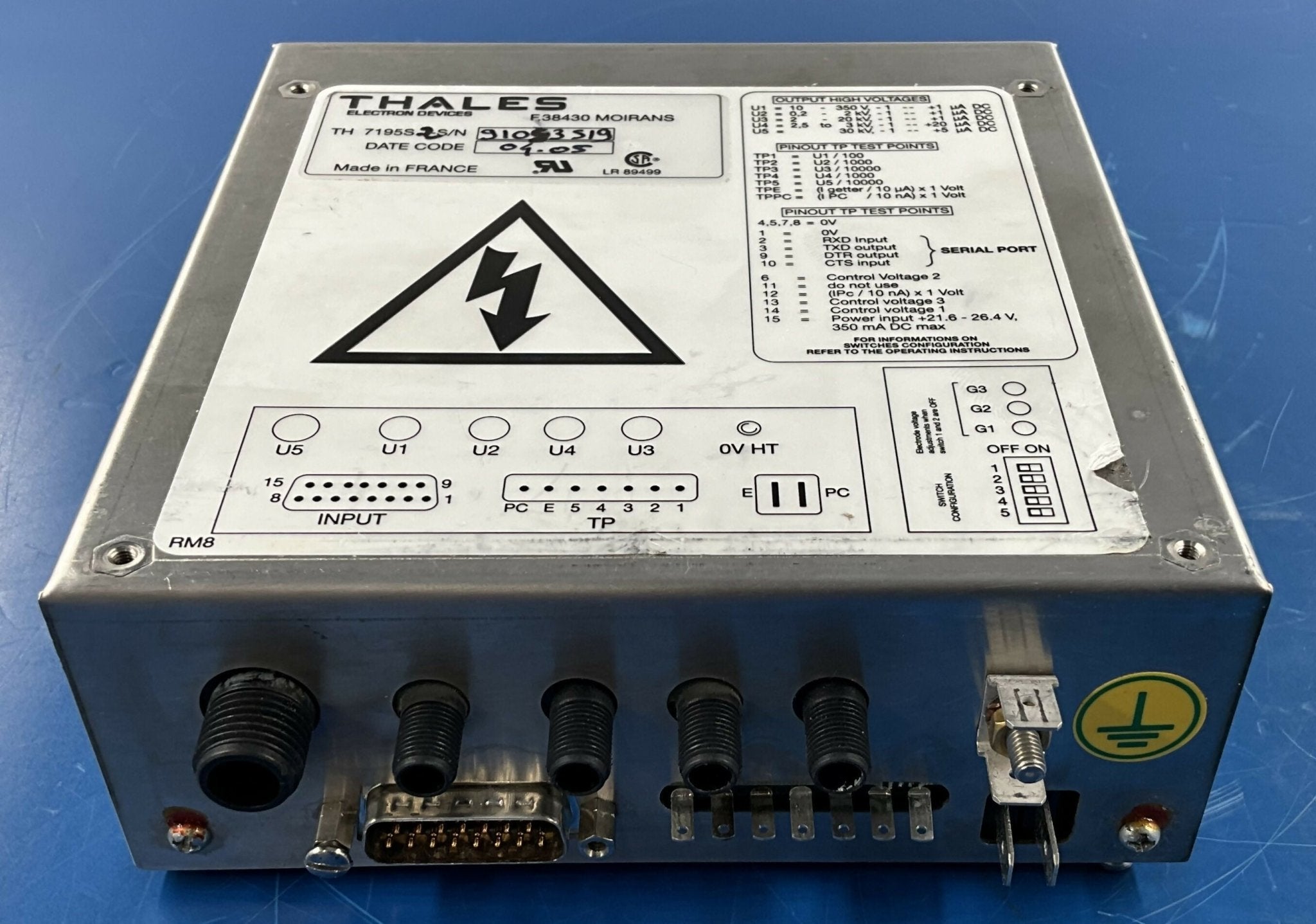 Image Intensifier HV Power Supply (TH-7195S-2) THALES