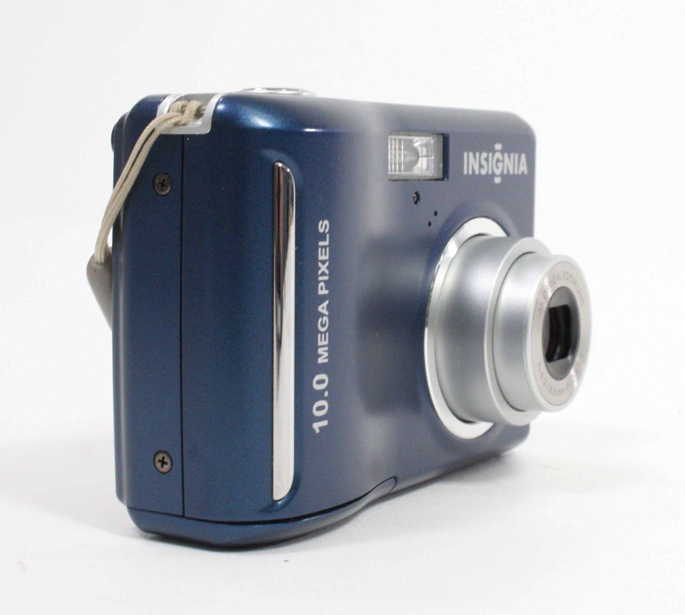 Insignia NS-DSC10B 3x Zoom 10.0mp Point and Shoot Digital Camera (Blue)