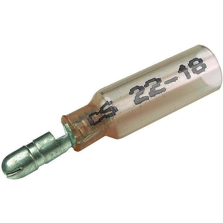 Seachoice 50-61711 Insulated Heat Shrink Bullet Terminals, Male