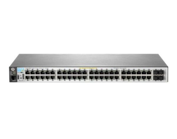 J9772A#ABA - HP Aruba 2530 48-Ports 10/100/1000BASE-T PoE+ Layer 2 Rack-mountable Managed Network Switch with 4-Ports SFP