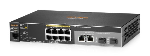 J9774A#ABA - HPE Aruba 2530-8G 8-Ports 10/100/1000BASE-T PoE+ Layer 2 Rack-mountable Managed Network Switch with 2-Ports SFP
