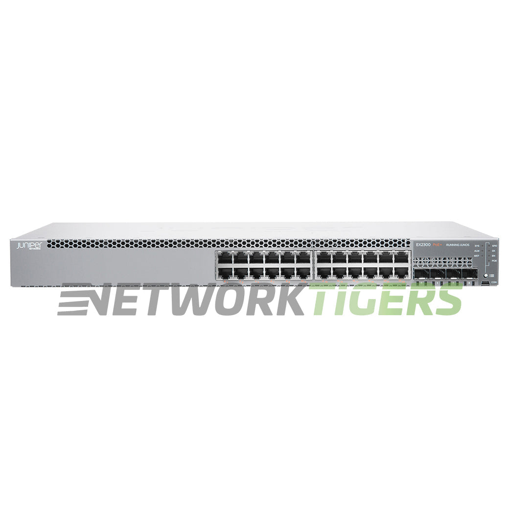 Juniper EX2300-24P-TAA 24x 1GB PoE+ RJ45 4x 10GB SFP+ (TAA) Switch