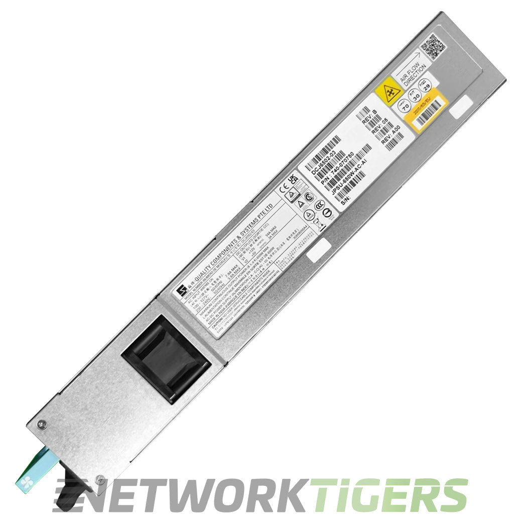 Juniper JPSU-650W-AC-AI QFX5120 Series 650W AC B-F Airflow Power Supply