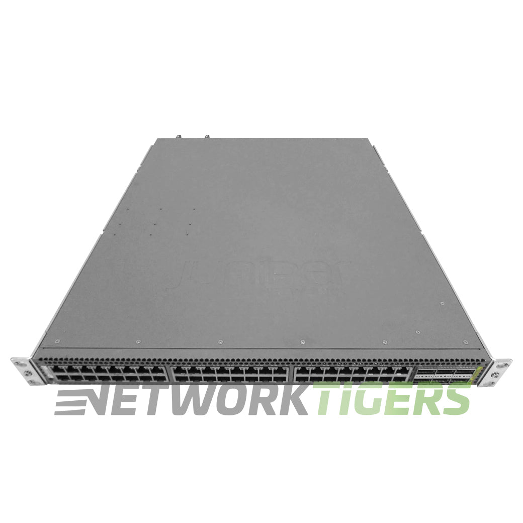 Juniper QFX5100-48T-AFO 48x MultiGB RJ45 6x 40GB QSFP+ Front-to-Back Air Switch