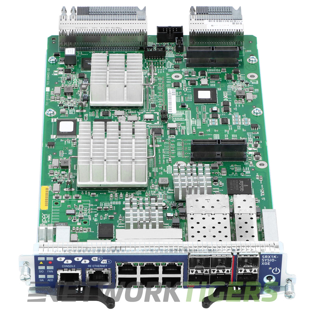 Juniper SRX1K-SYSIO-XGE 6x 1GB RJ45 3x 1GB SFP 3x 10GB SFP+ Gateway I/O Card