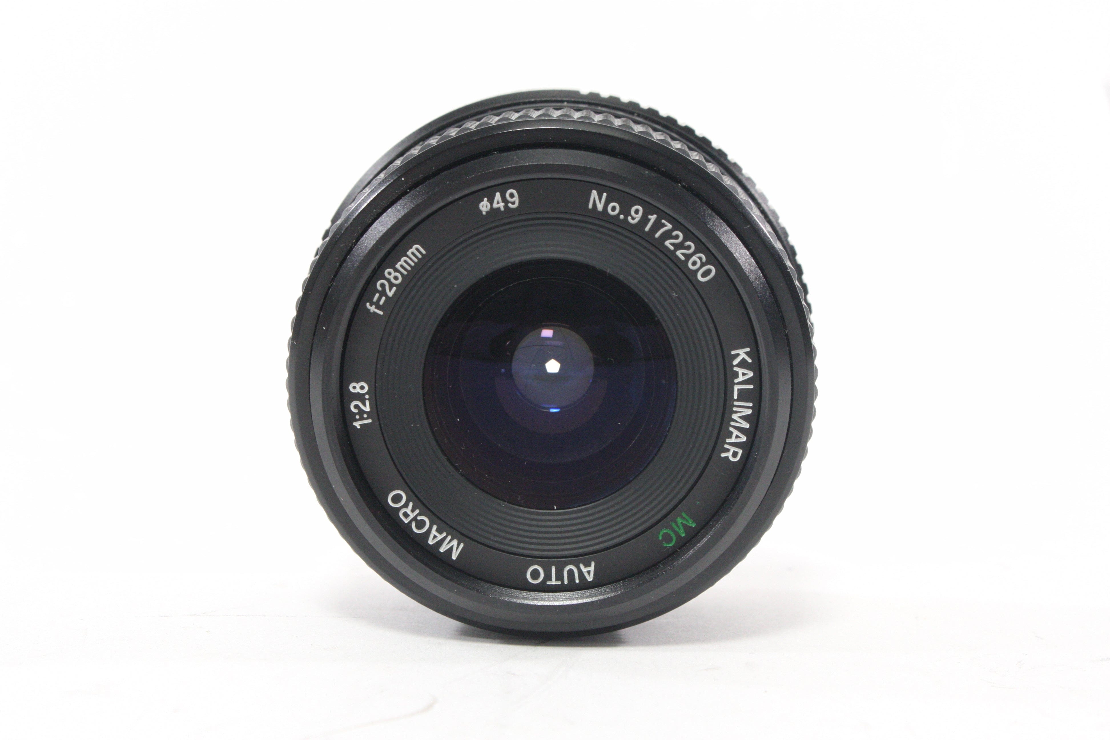 Kalimar 28mm f/2.8 Macro Lens for Minolta MD Mount