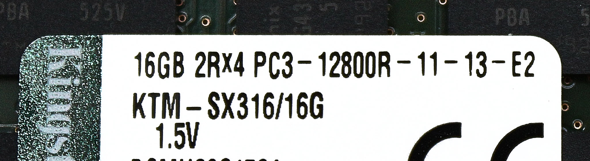 Kingston KTM-SX316/16G 16GB PC3-12800R DDR3-1600 2RX4